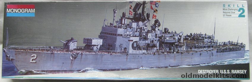 Monogram 1/310 USS Ramsey DDG-2, 3011 plastic model kit